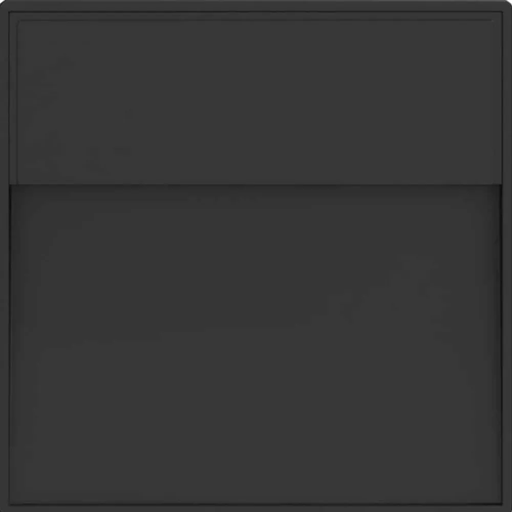 vidaXL Lámpara de pared LED de exterior aluminio fundido negro Best