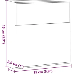 vidaXL Lámpara de pared LED de exterior aluminio fundido negro Best