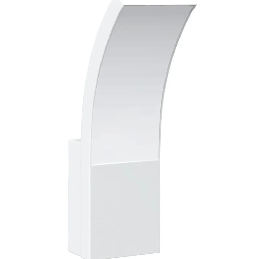 vidaXL Lámpara de pared LED de exterior aluminio fundido Blanco Hot