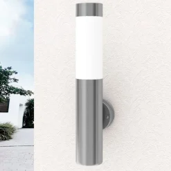vidaXL Lámpara de pared RVS para interior y exterior impermeable Sale