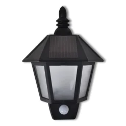 vidaXL Lámpara de pared solar con sensor de movimiento Clearance