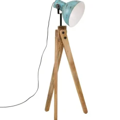vidaXL Iluminación-Lámpara de pie desgastado 25 W E27 45x45x120 cm