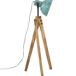 vidaXL Iluminación-Lámpara de pie desgastado 25 W E27 45x45x120 cm