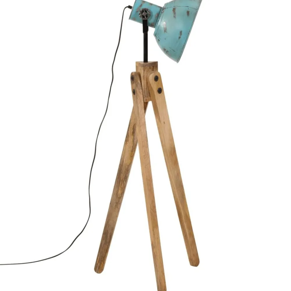 vidaXL Iluminación-Lámpara de pie desgastado 25 W E27 45x45x120 cm