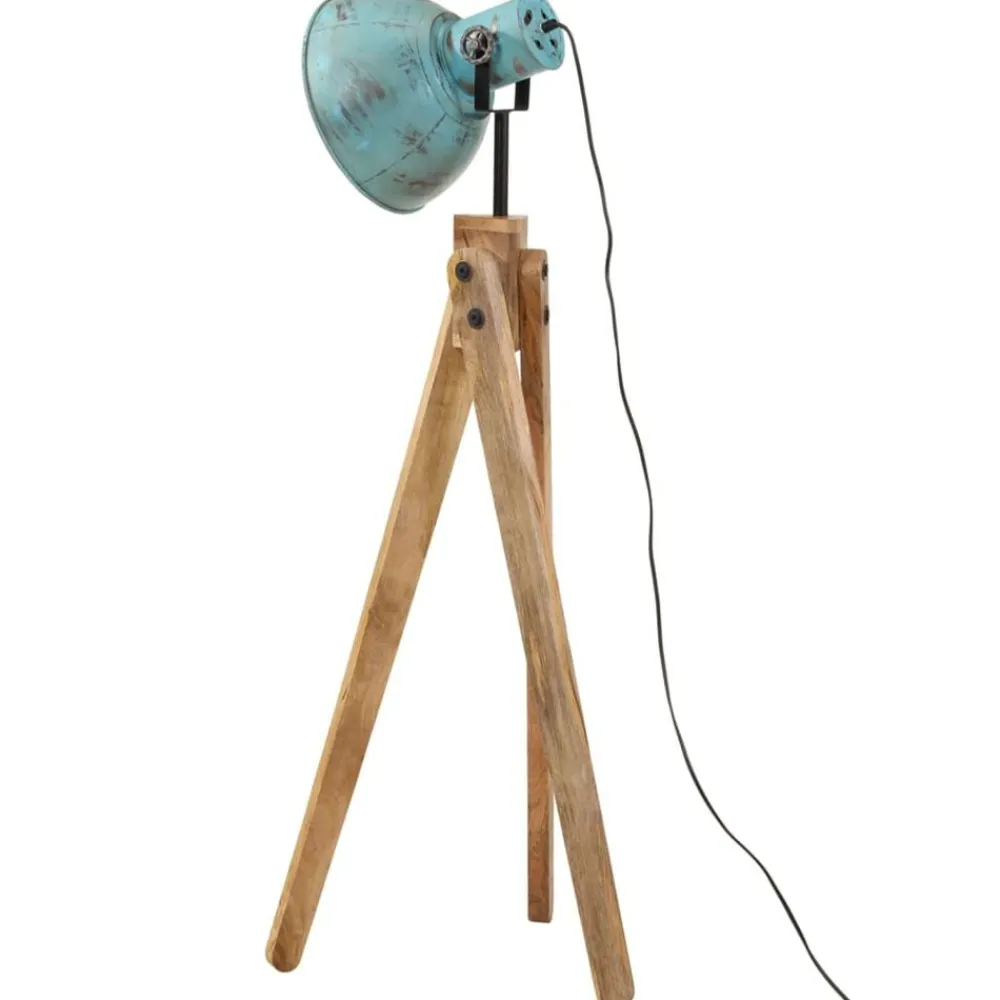 vidaXL Iluminación-Lámpara de pie desgastado 25 W E27 45x45x120 cm