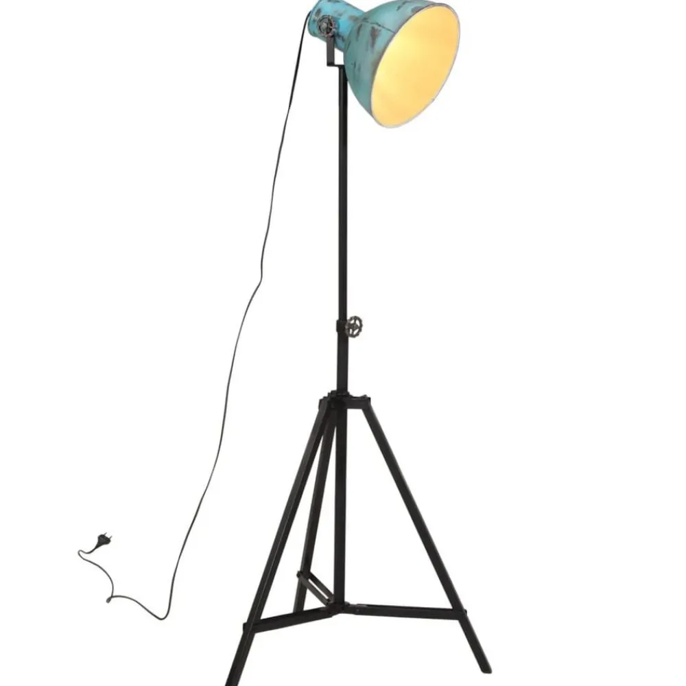 vidaXL Iluminación-Lámpara de pie desgastado 25 W E27 61x61x90/150 cm