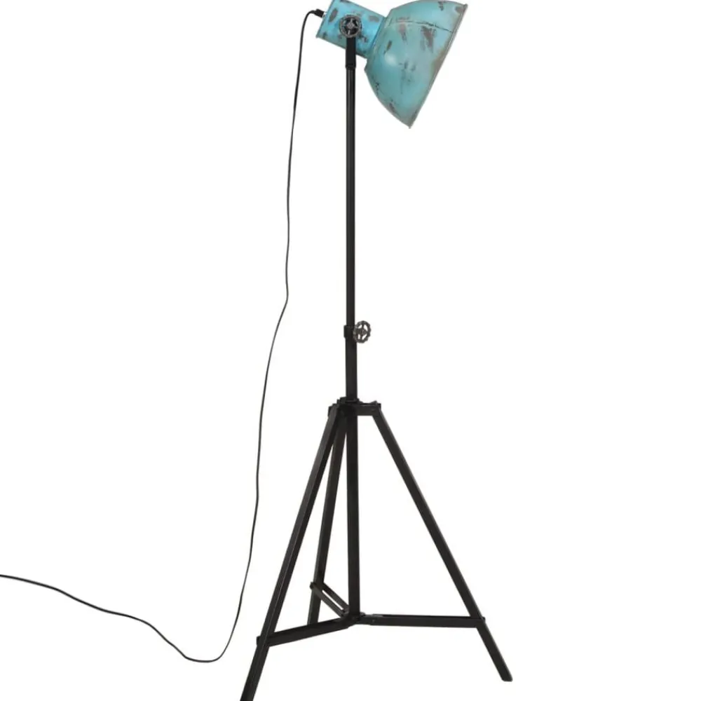 vidaXL Iluminación-Lámpara de pie desgastado 25 W E27 61x61x90/150 cm