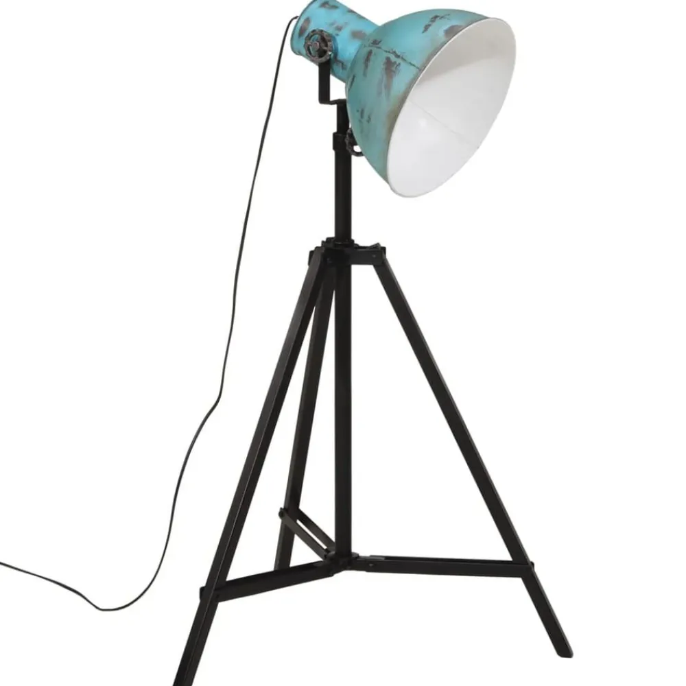 vidaXL Iluminación-Lámpara de pie desgastado 25 W E27 61x61x90/150 cm