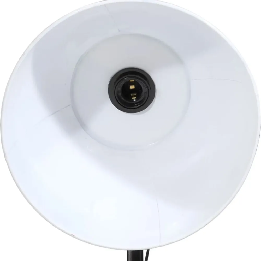 vidaXL Lámpara de pie 25 W E27 75x75x90-150 cm Blanco Best