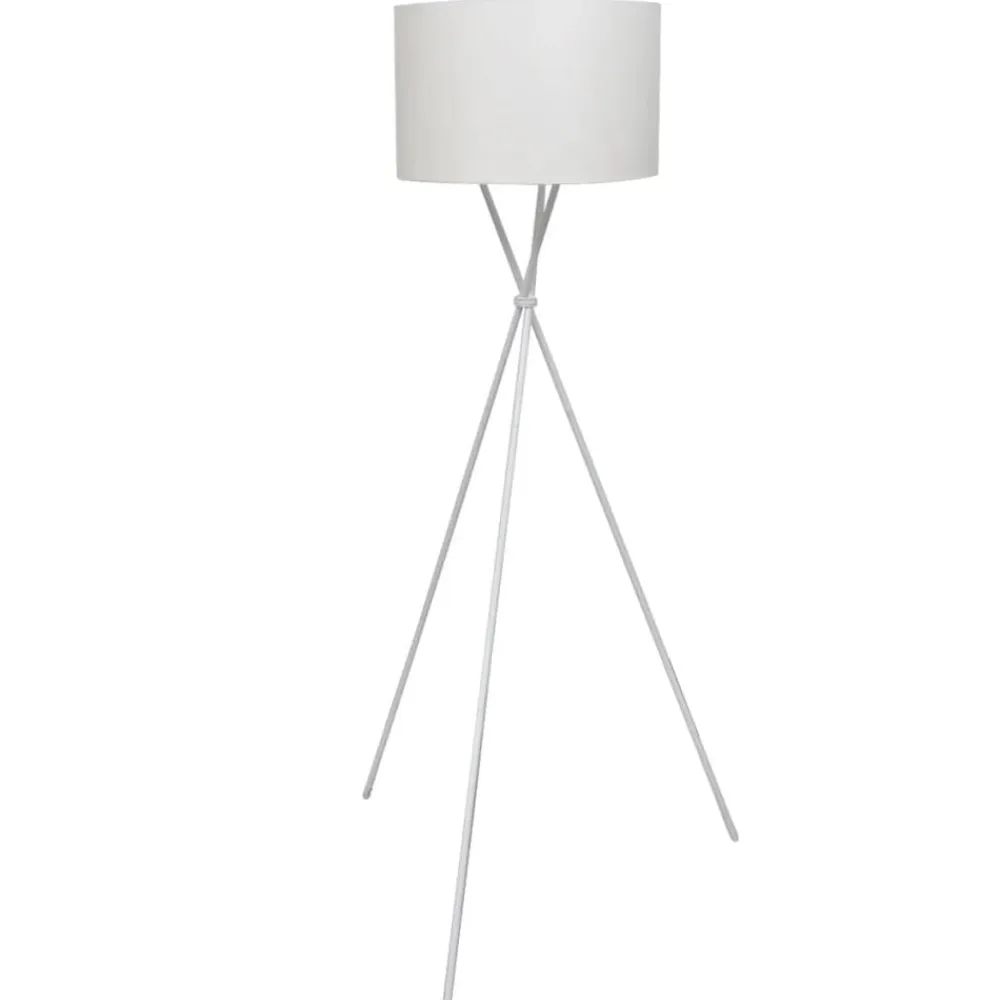 vidaXL Iluminación-Lámpara de pie con pantalla y soporte