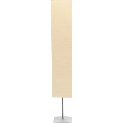 vidaXL Iluminación-Lámpara de pie con soporte de acero 135 cm beige
