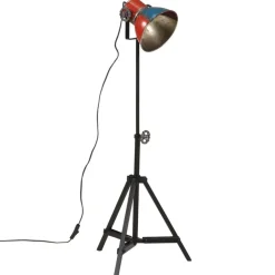 vidaXL Lámpara de pie de colores 25 W E27 35x35x65/95 cm Multicolor Discount