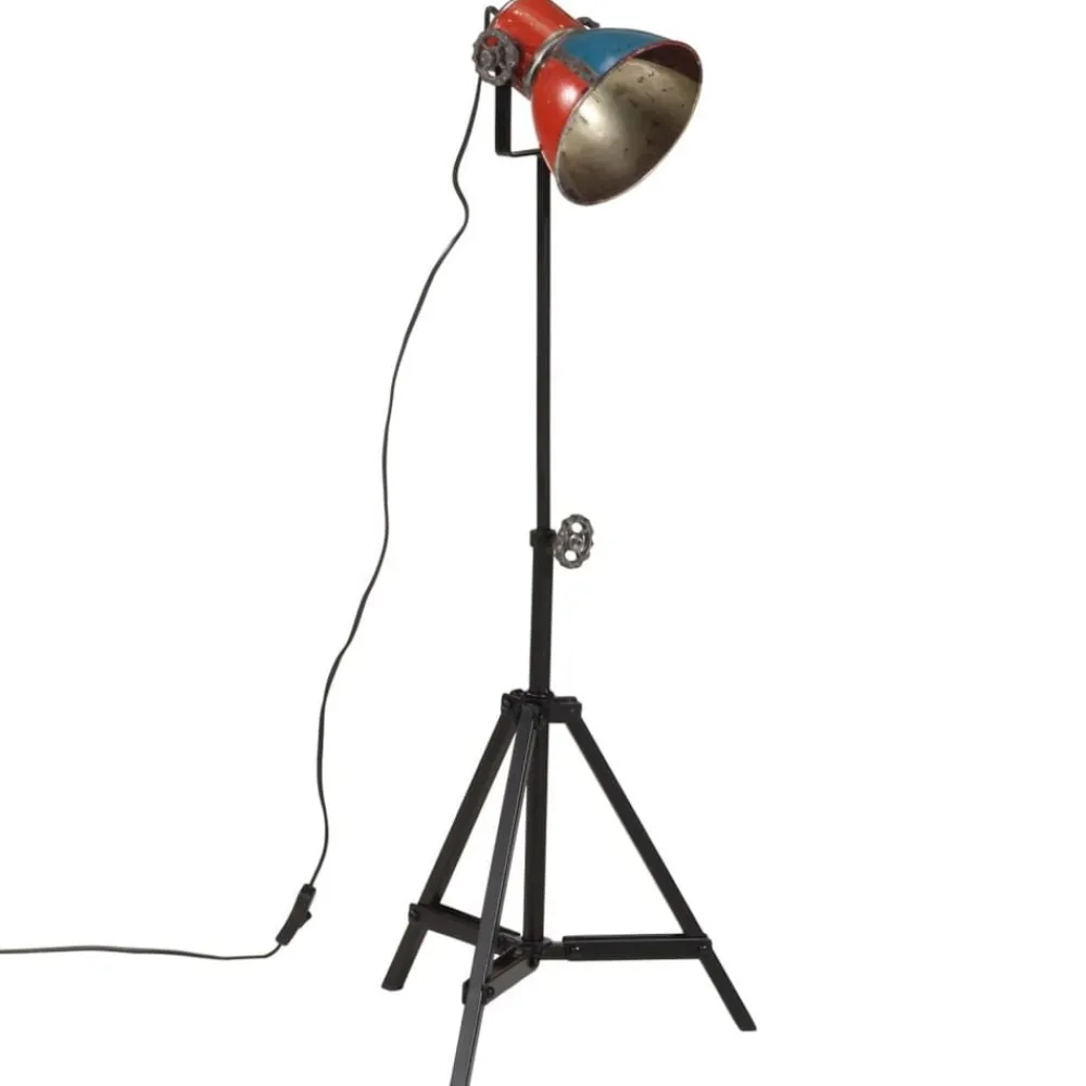 vidaXL Lámpara de pie de colores 25 W E27 35x35x65/95 cm Multicolor Discount
