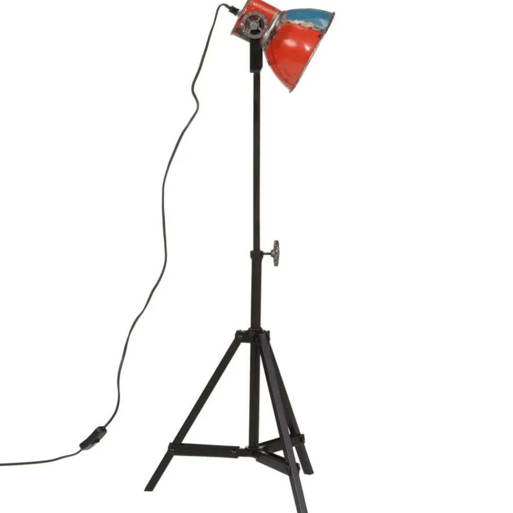 vidaXL Lámpara de pie de colores 25 W E27 35x35x65/95 cm Multicolor Discount
