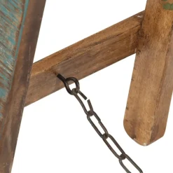 vidaXL Iluminación-Lámpara de pie E27 madera maciza mango