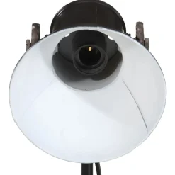 vidaXL Lámpara de pie negra 25 W E27 35x35x65/95 cm Negro