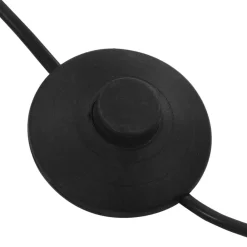 vidaXL Lámpara de pie 5 x E14 200 cm Negro y dorado Best