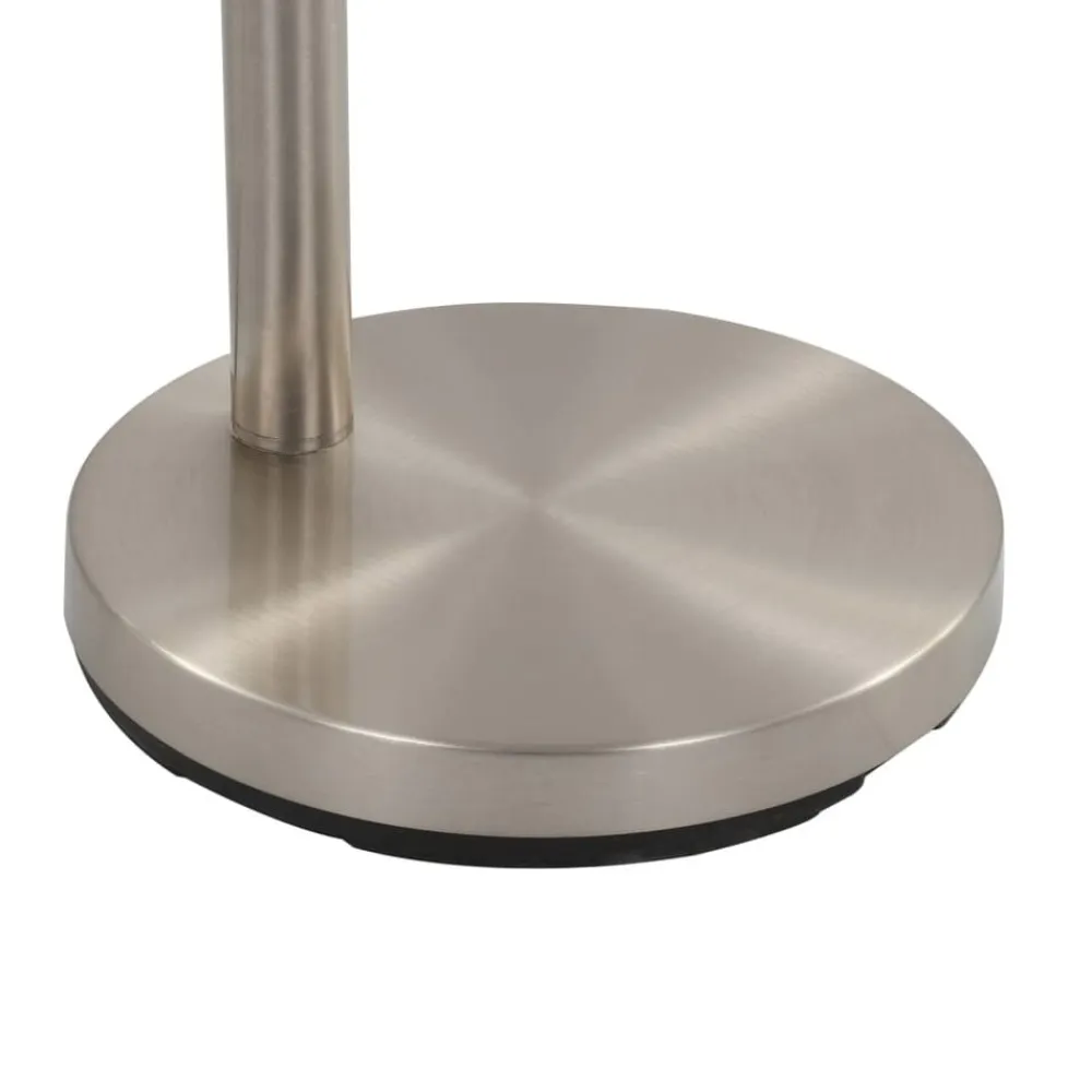 vidaXL Lámpara de pie plateado 5 x E14 200 cm Plateado y blanco Hot
