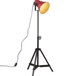 vidaXL Iluminación-Lámpara de pie desgastado 25 W E27 35x35x65/95 cm