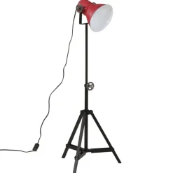 vidaXL Iluminación-Lámpara de pie desgastado 25 W E27 35x35x65/95 cm