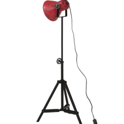 vidaXL Iluminación-Lámpara de pie desgastado 25 W E27 35x35x65/95 cm
