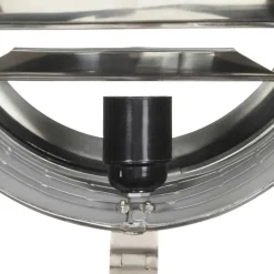 vidaXL Iluminación-Lámpara de suelo con trípode madera maciza de mango 165 cm
