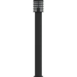 vidaXL Iluminación-Lámpara de suelo de exterior acero inoxidable 110 cm
