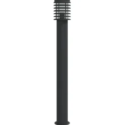 vidaXL Iluminación-Lámpara de suelo de exterior acero inoxidable 110 cm