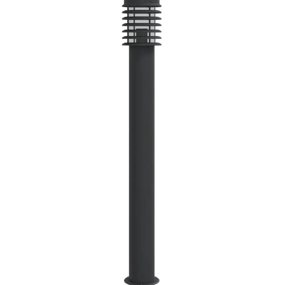vidaXL Iluminación-Lámpara de suelo de exterior acero inoxidable 110 cm