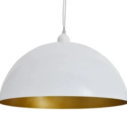 vidaXL Iluminación-Lámpara de techo 2 uds altura ajustable semiesférica blanca
