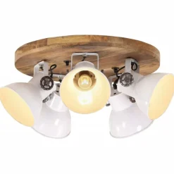 vidaXL Iluminación-Lámpara de techo blanca 25 W E27 50x50x25 cm