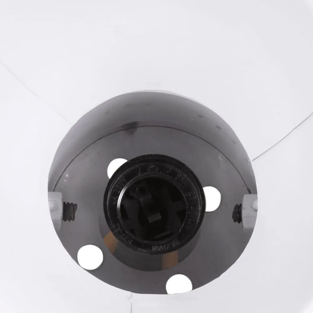 vidaXL Iluminación-Lámpara de techo blanca 25 W E27 50x50x25 cm