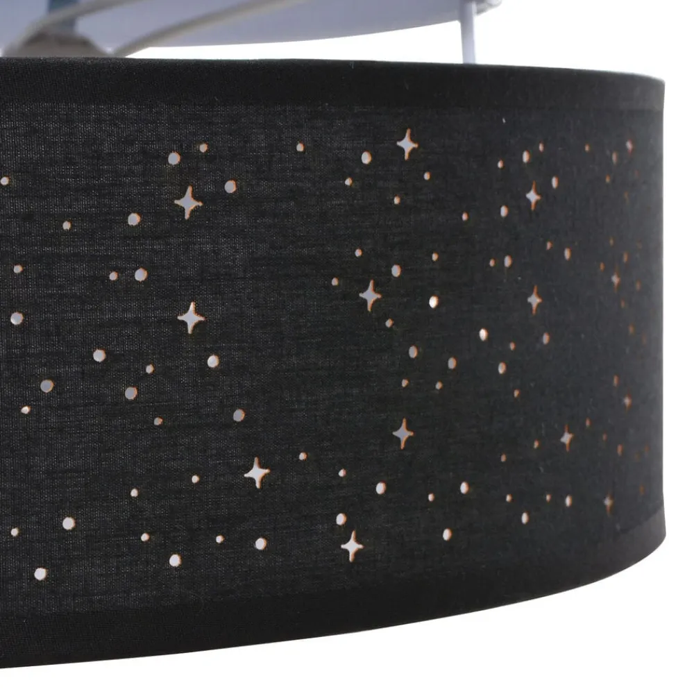 vidaXL Iluminación-Lámpara de techo con focos 38 x 38 x 13,5 cm tela