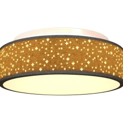 vidaXL Iluminación-Lámpara de techo con focos 38 x 38 x 13,5 cm tela