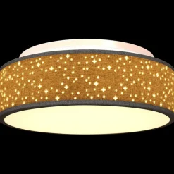 vidaXL Iluminación-Lámpara de techo con focos 38 x 38 x 13,5 cm tela