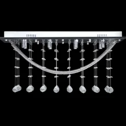 vidaXL Lámpara de techo con lágrimas de cristal 8 x G9 29 cm Online