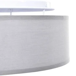 vidaXL Iluminación-Lámpara de techo con focos 30 x 30 x 13,5 cm tela