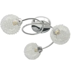 vidaXL Lámpara de techo con 3 bombillas LED G9 120 W Best