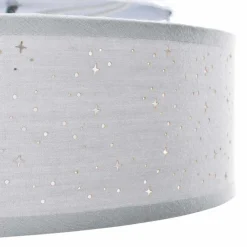 vidaXL Iluminación-Lámpara de techo con focos 30 x 30 x 13,5 cm tela
