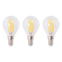vidaXL Lámpara de techo con 3 bombillas LED de filamento 12 W Online