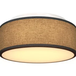 vidaXL Iluminación-Lámpara de techo con focos 30 x 30 x 13,5 cm tela