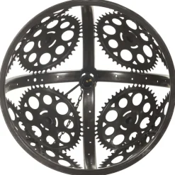 vidaXL Lámpara de techo industrial diseño de rueda dentada 45 cm E27 Hot