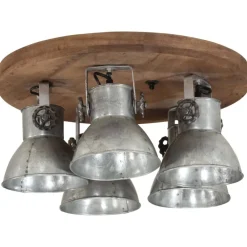 vidaXL Iluminación-Lámpara de techo vintage 25 W E27 50x50x25 cm