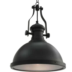 vidaXL Iluminación-Lámpara de techo redonda negra E27