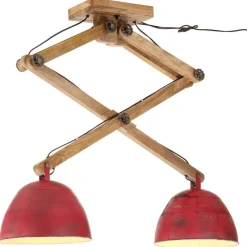 vidaXL Iluminación-Lámpara de techo desgastado 25 W E27 29x18x85 cm