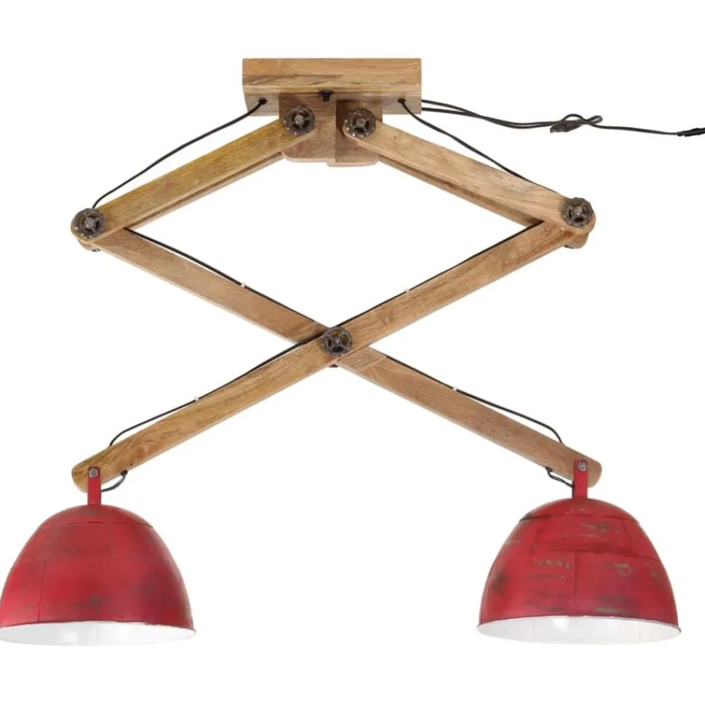 vidaXL Iluminación-Lámpara de techo desgastado 25 W E27 29x18x85 cm