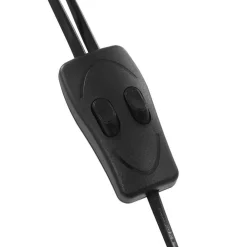 vidaXL Lámpara LED de pie regulable 23 W Negro Sale