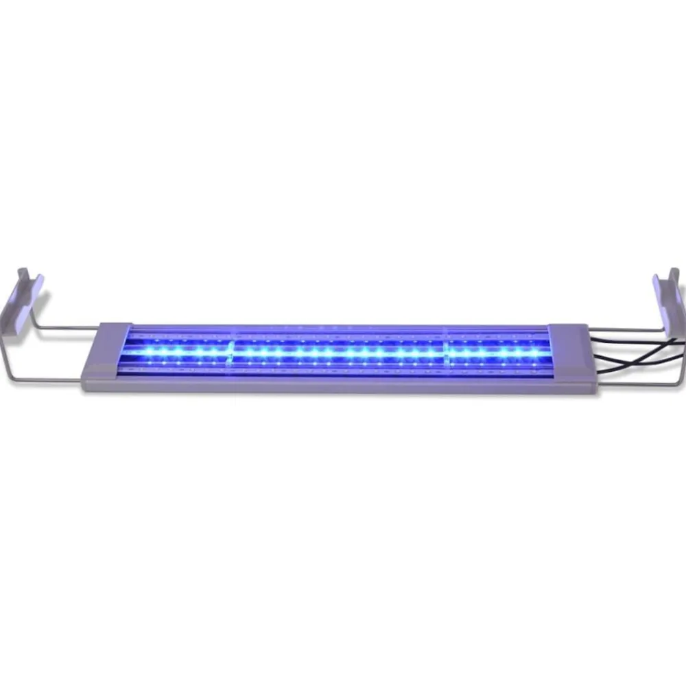 vidaXL Productos Para Mascotas-Lámpara LED para acuario aluminio IP67 50-60 cm