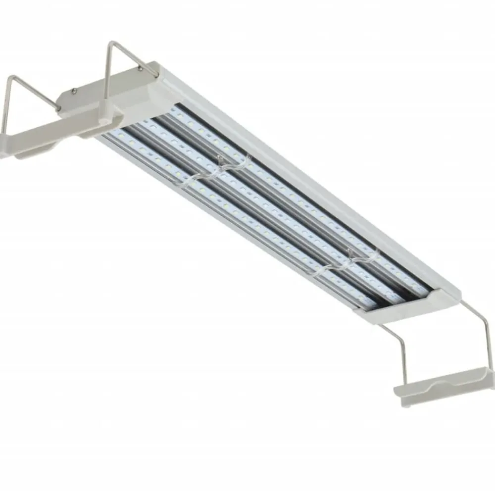 vidaXL Productos Para Mascotas-Lámpara LED para acuario aluminio IP67 50-60 cm