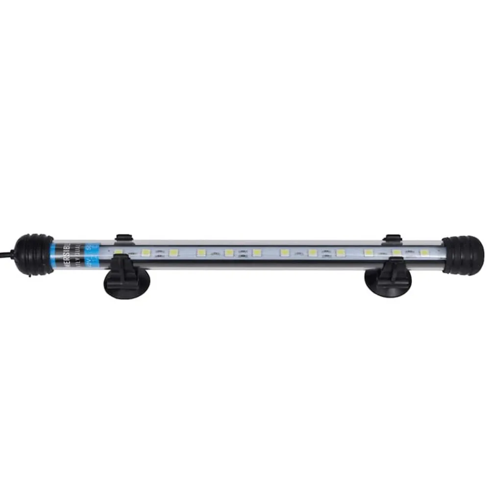 vidaXL Productos Para Mascotas-Lámpara LED para acuario blanca 28 cm